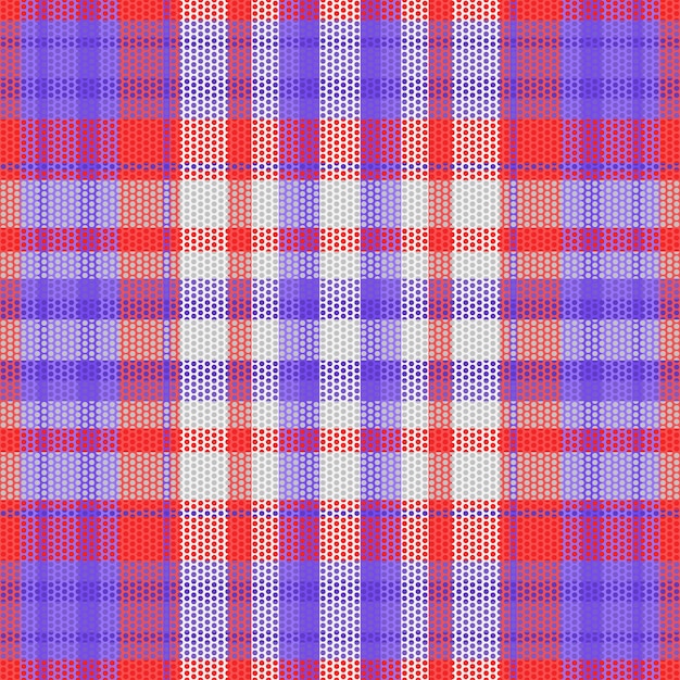 Patrón de color retro tartán o plaid