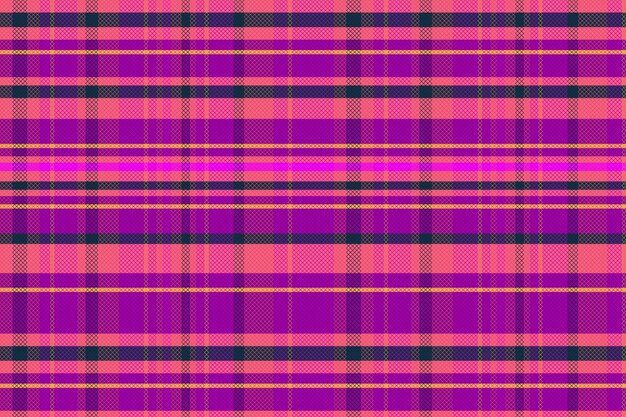 Patrón de color retro tartán o plaid