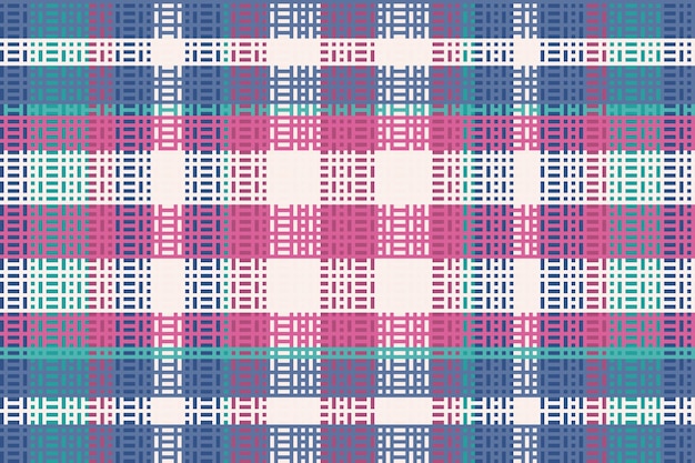 Patrón de color retro tartán o plaid