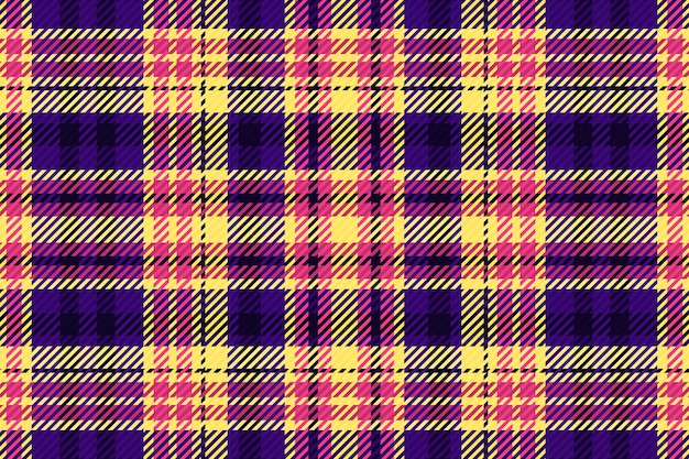 Patrón de color retro tartán o plaid