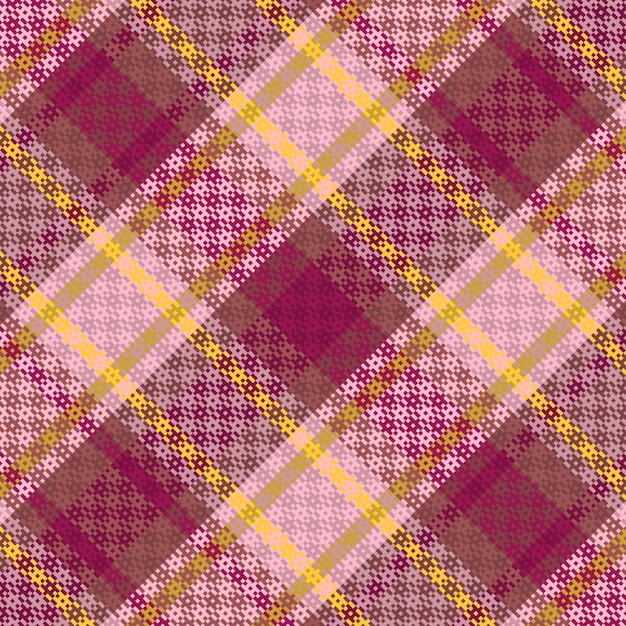 Patrón de color retro tartán o plaid