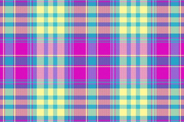 Patrón de color retro tartán o plaid