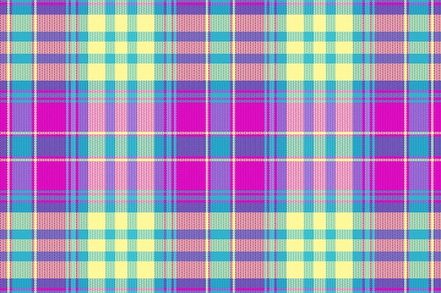 Patrón de color retro tartán o plaid