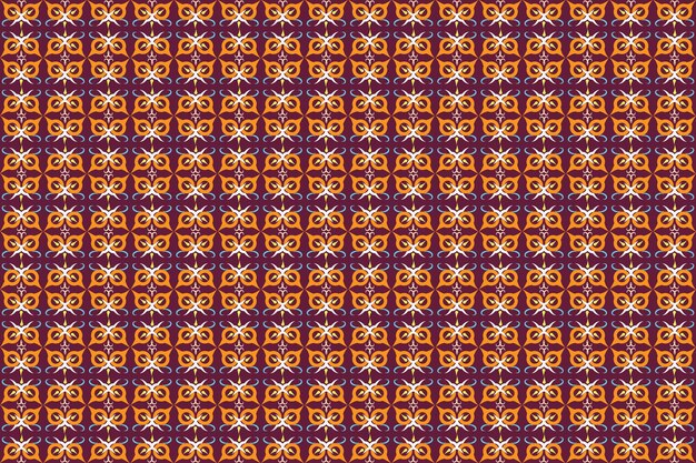 Patrón de color suave con motivo de batik simple