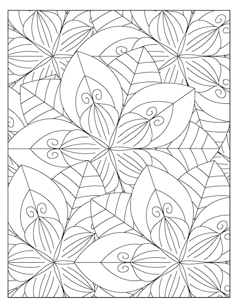 Patrón de coloración floral Diseño de interiores KDP