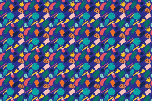 Patrón de colores abstractos