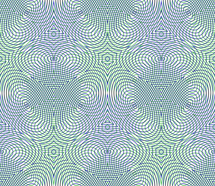 Vector patrón de colores continuo ilusorio, fondo abstracto decorativo con figuras geométricas 3d. el telón de fondo ornamental transparente y brillante se puede utilizar para el diseño y la industria textil.