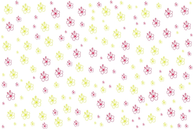 Patrón de colores sin costuras Fondo floral vectorial con flores y abejasPatrón de flores abstracto