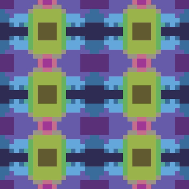 patrón de colores minimalista de píxeles sin costuras