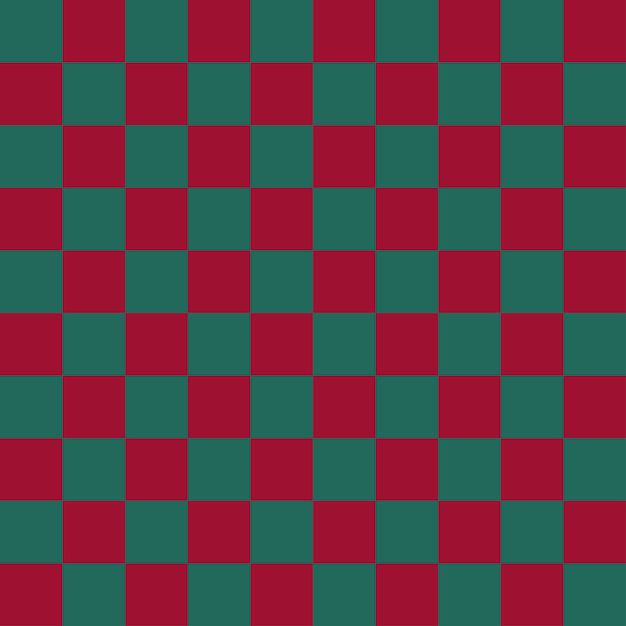 Patrón de colores de Navidad sin costuras Tabla de ajedrez roja y verde Tema de Navidad