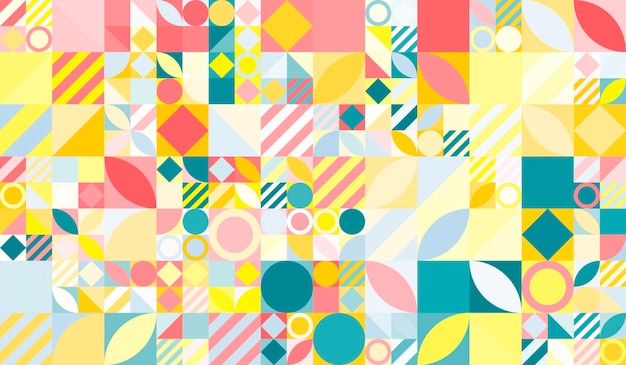 Un patrón colorido con círculos y las palabras 'la palabra' en él '