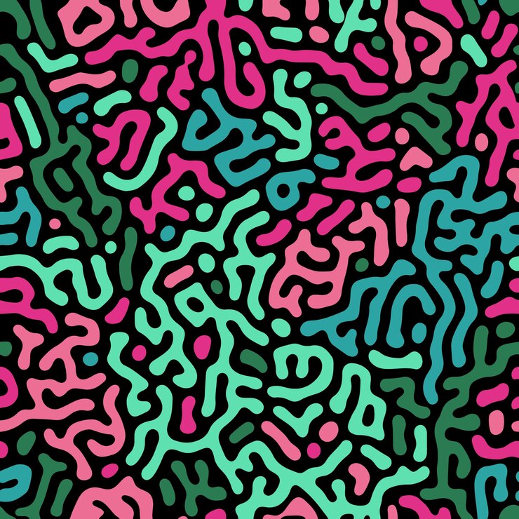 Vector patrón colorido sin costuras plantilla abstracta para texturas textiles ideas creativas y diseño
