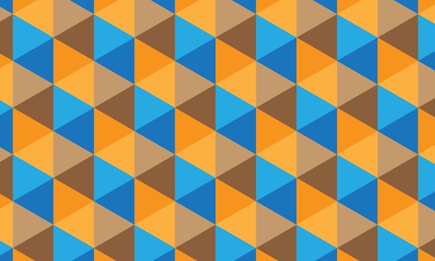 un patrón colorido de cuadrados con cuadrados amarillos, naranjas y azules