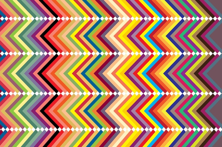 Vector un patrón colorido de cuadrados con un patrón de cuadrados