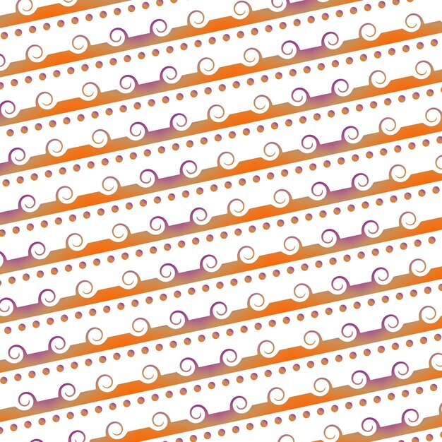 El patrón de combinaciones de naranja y negro se puede usar para portadas de libros u otras cosas