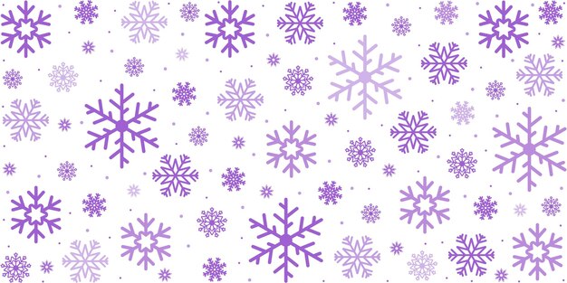 Patrón de copo de nieve púrpura