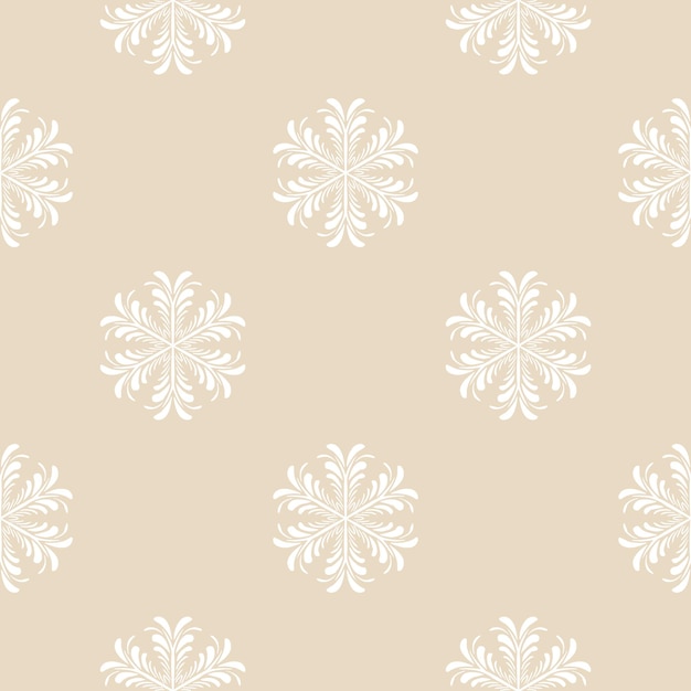 Patrón de copos de nieve para el fondo de invierno. Ilustración de estilo creativo y retro.