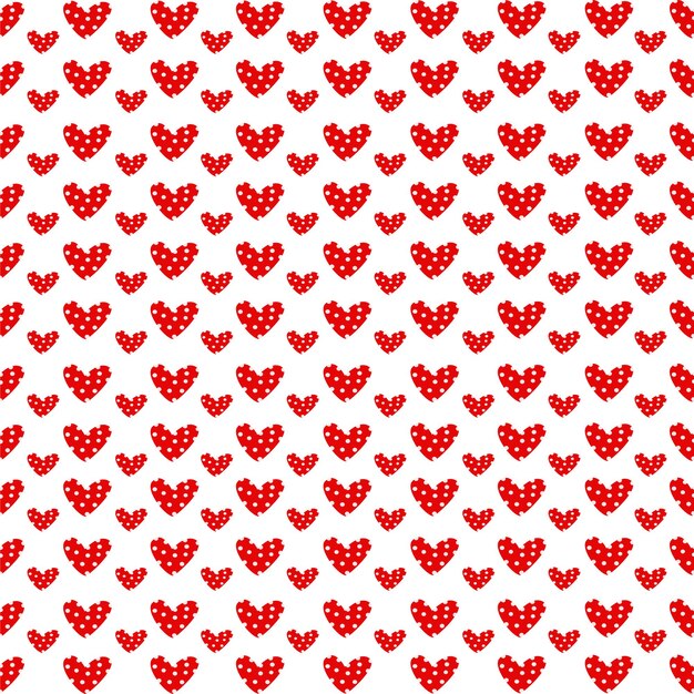Patrón de corazón colorido para el día de san valentín