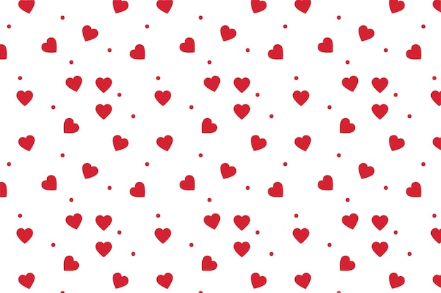 Patrón de corazón Día de San Valentín patrón sin costuras Fondo del Día de San Valentine