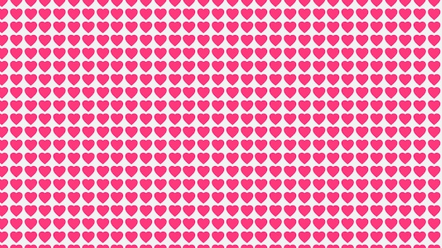patrón de corazón rosa con concepto de día de san valentín