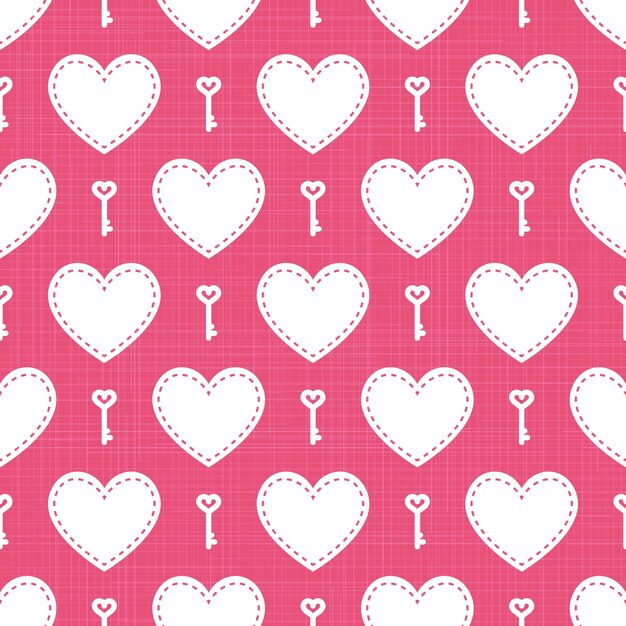 Patrón de corazones de colores. Fondo del día de San Valentín para la plantilla de vacaciones. Ilustración de estilo creativo y de lujo.