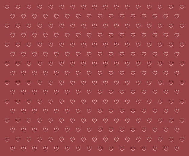 Patrón con corazones, diseño para decoración, papel para envolver, estampado, tela o textil, vector