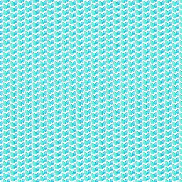 Un patrón de corazones sobre un fondo azul.