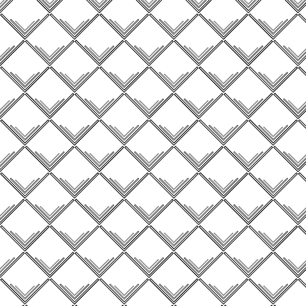 Un patrón de corazones sobre un fondo blanco