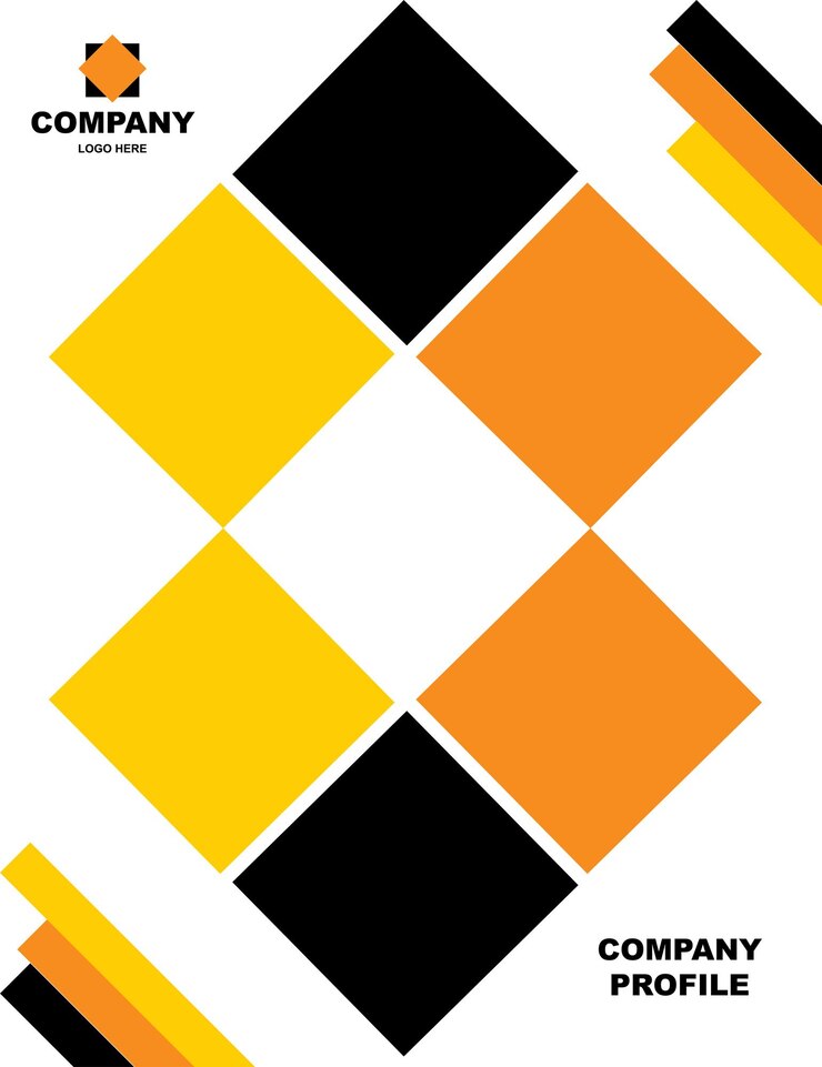 Vector patrón corporativo naranja resumen para publicidad fondo negro con forma naranja naranja