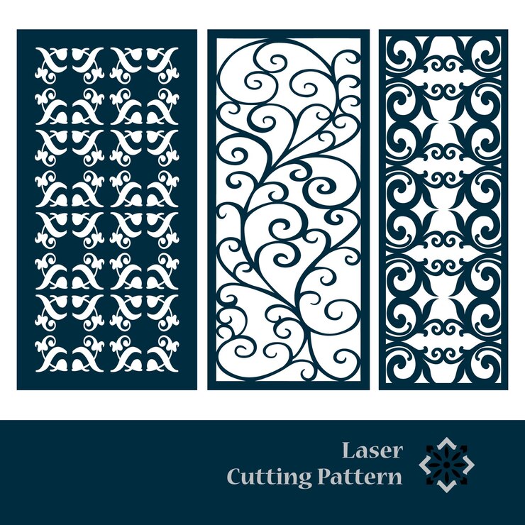 Patrón de corte láser y CNC