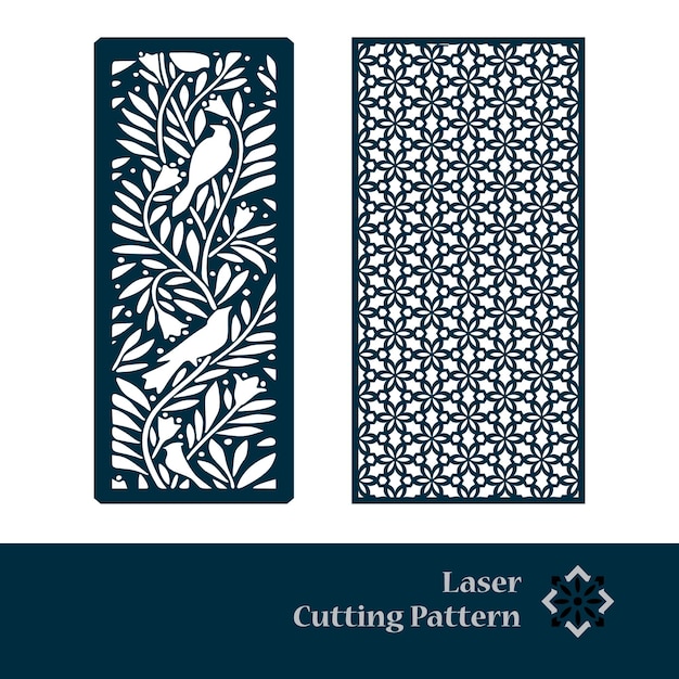 Patrón de corte láser y CNC