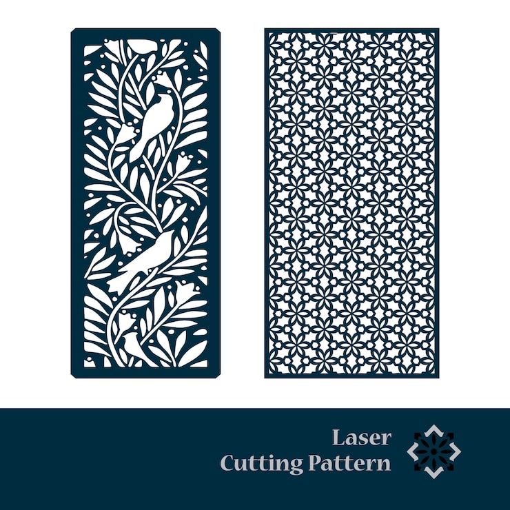 Patrón de corte láser y CNC