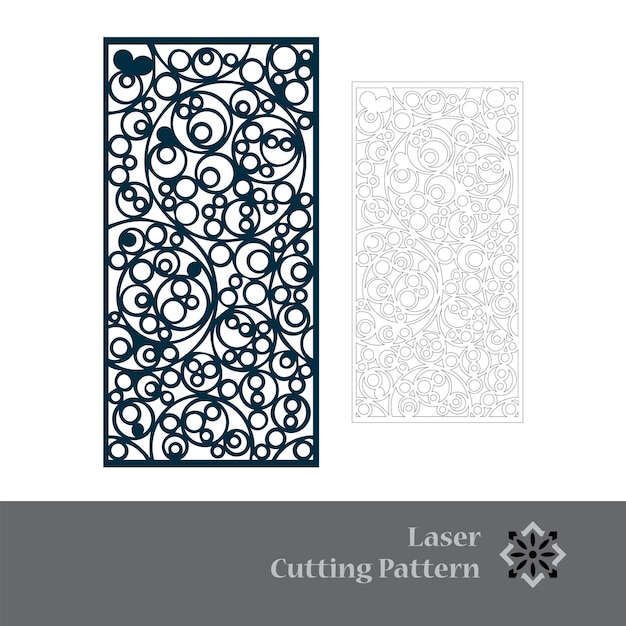 Patrón de corte láser y CNC