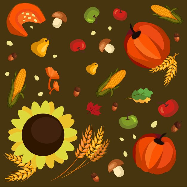patrón de cosecha de otoño