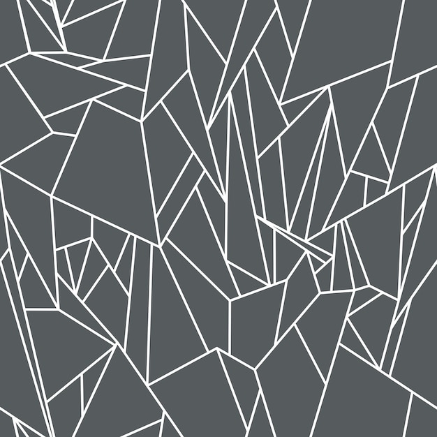 Patrón sin costura abstracto gráfico vectorial con muchas formas geométricas