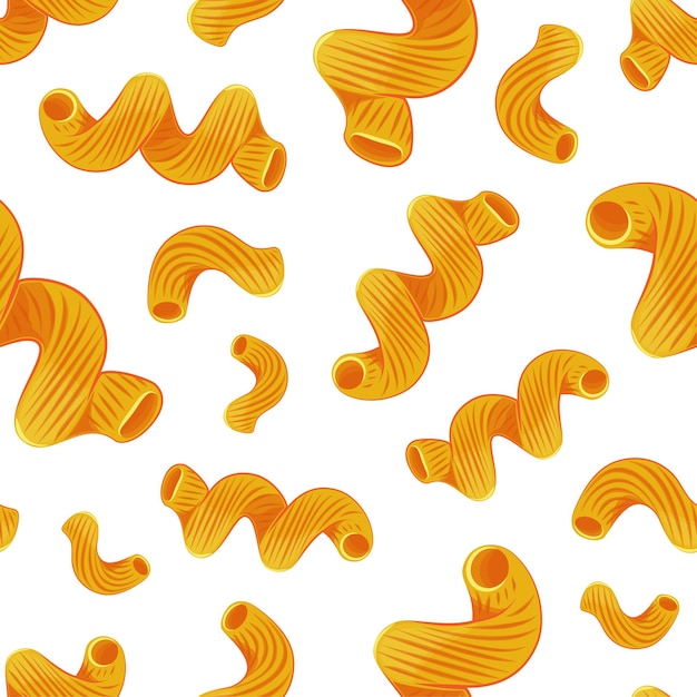 Patrón sin costura con diferentes tipos de pasta Patrón sin costura con pasta Patrón de alimentos