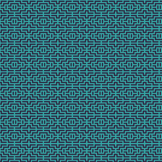 Patrón sin costura de forma de línea abstracta geométrica