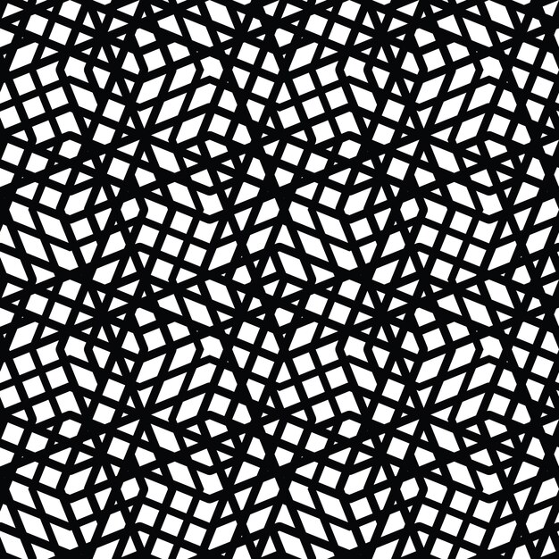Patrón sin costura forrado desordenado geométrico, fondo sin fin de vector monocromo. Textura de motivo expresivo decorativo.