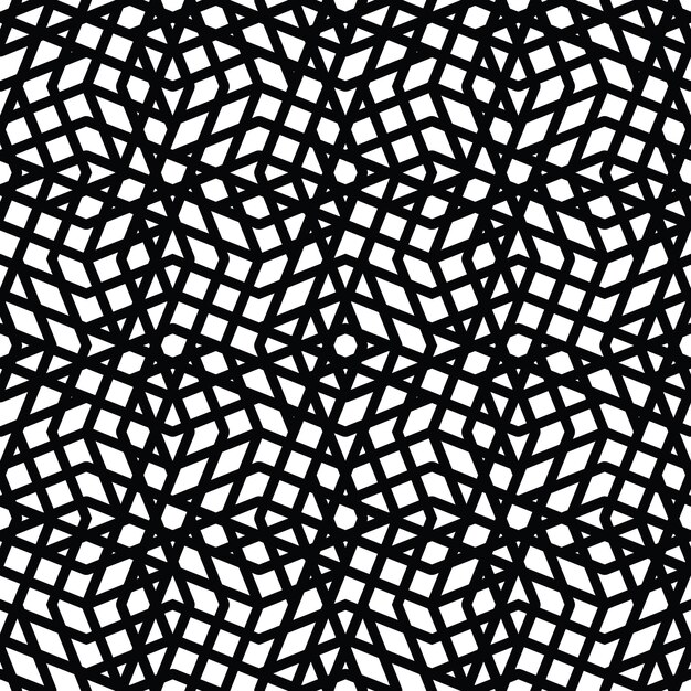 Patrón sin costura forrado desordenado geométrico, fondo sin fin de vector monocromo. Textura de motivo expresivo decorativo.