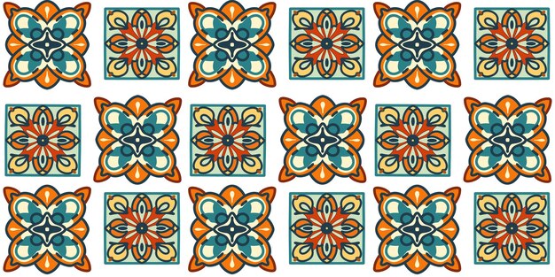 Patrón de costura de un ornamento estilizado de hojas en el diseño de textura de estilo vectorial