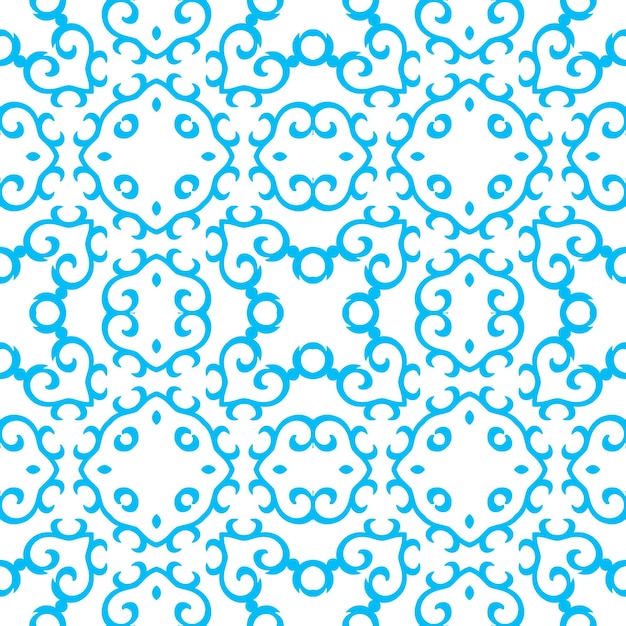 Patrón sin costura rizado de línea delgada abstracta. Fondo geométrico ornamental lineal. Papel de regalo.