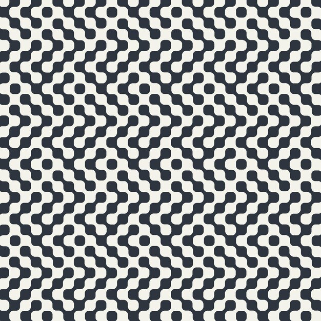 Patrón sin costura vectorial Fondo lineal moderno