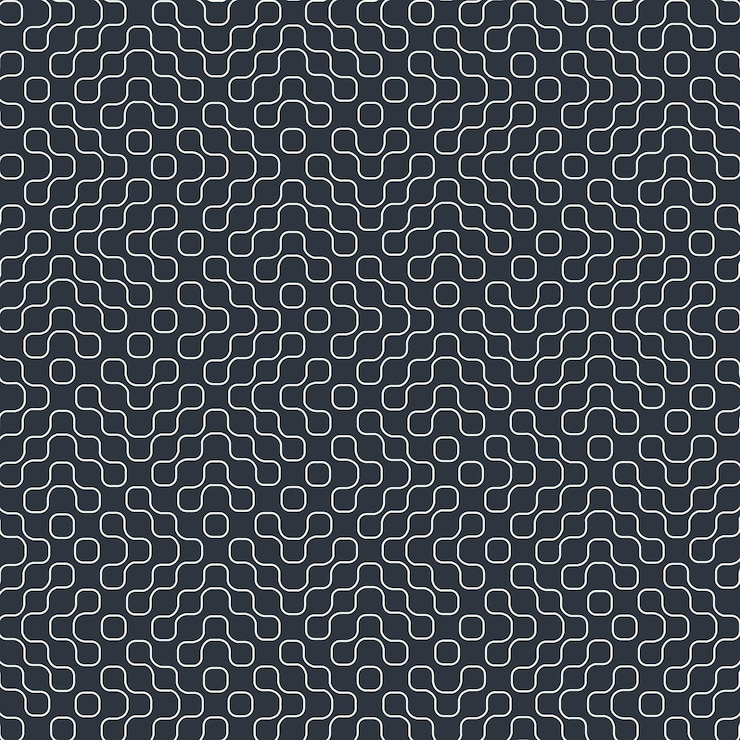 Vector patrón sin costura vectorial fondo lineal moderno