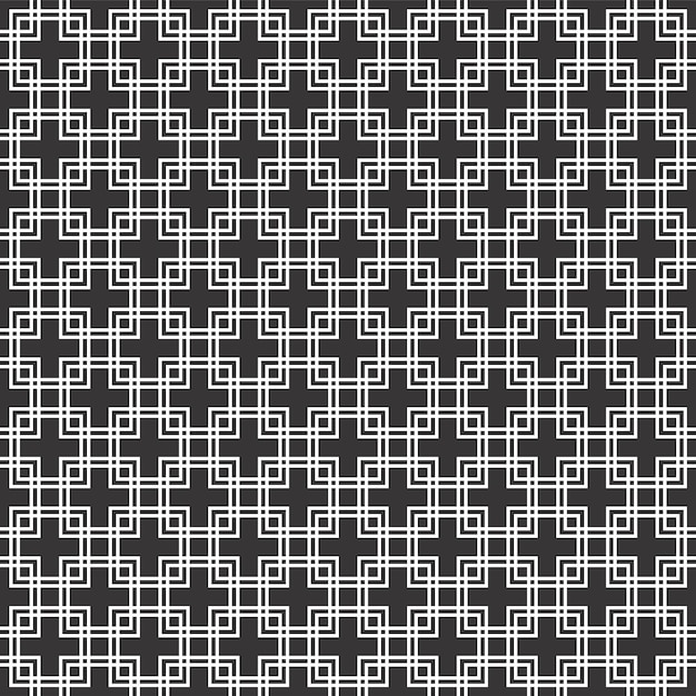 Patrón sin costura vectorial textura elegante moderna con enrejado monocromático