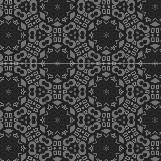 Patrón sin costura vectorial Textura monocromática moderna Repetición de fondo abstracto
