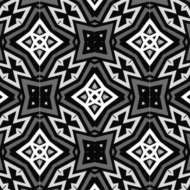Patrón sin costura vectorial Textura monocromática moderna Repetición de fondo abstracto