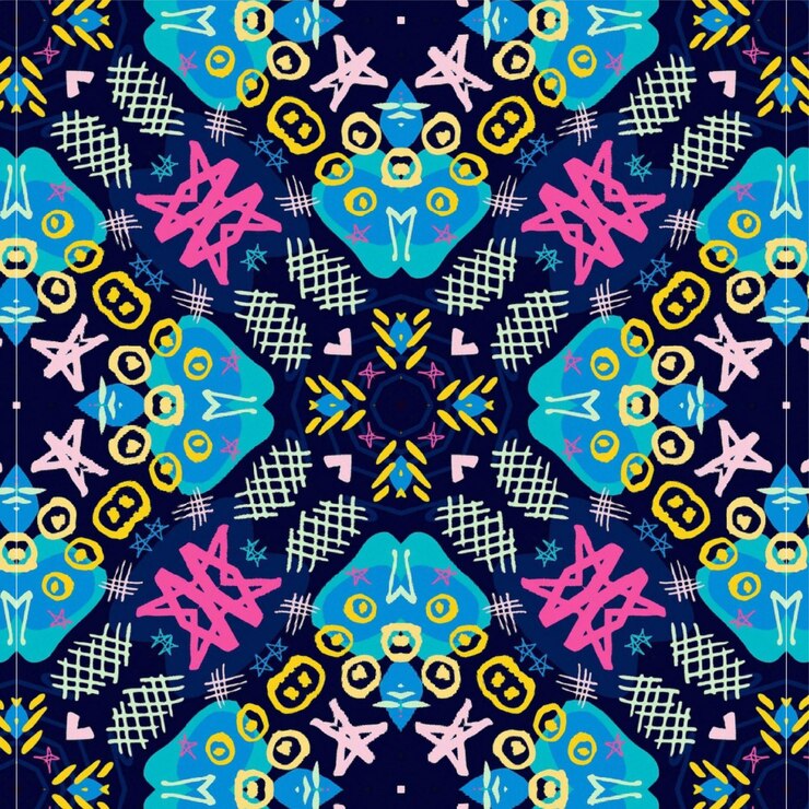 Patrón sin costura vectorial Textura monocromática moderna Repetición de fondo abstracto