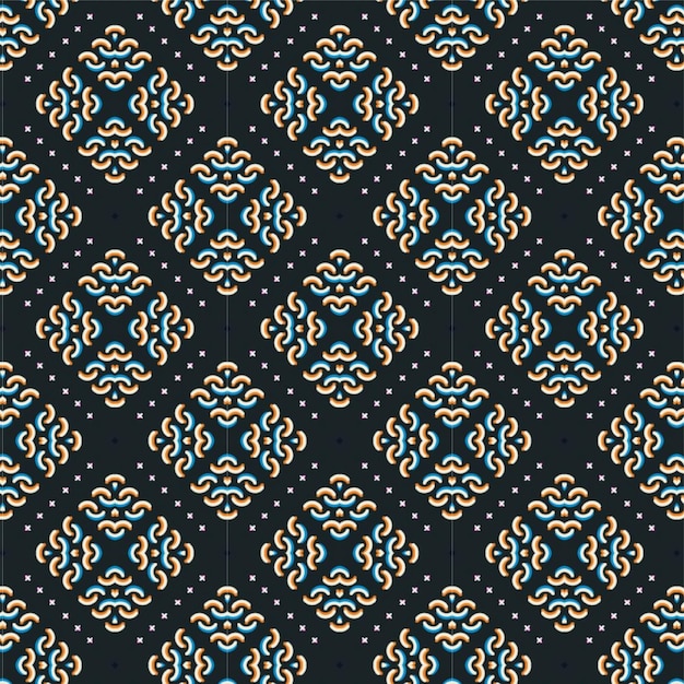 Patrón sin costura vectorial Textura monocromática moderna Repetición de fondo abstracto