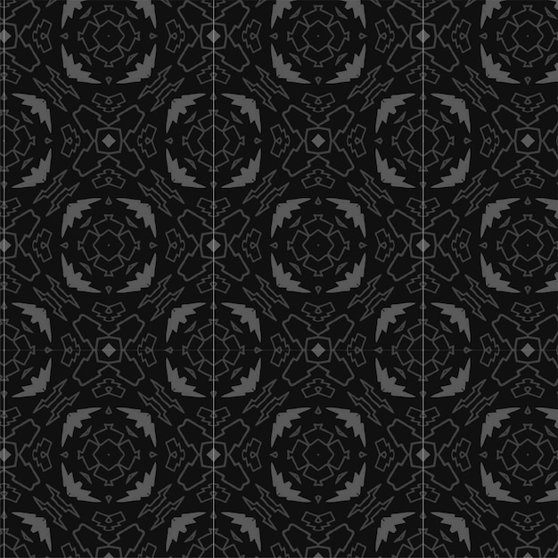 Patrón sin costura vectorial Textura monocromática moderna Repetición de fondo abstracto
