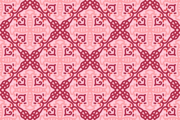 patrón sin costura vintage con color rosa